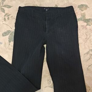 GAP Black Pinstripe Trousers
